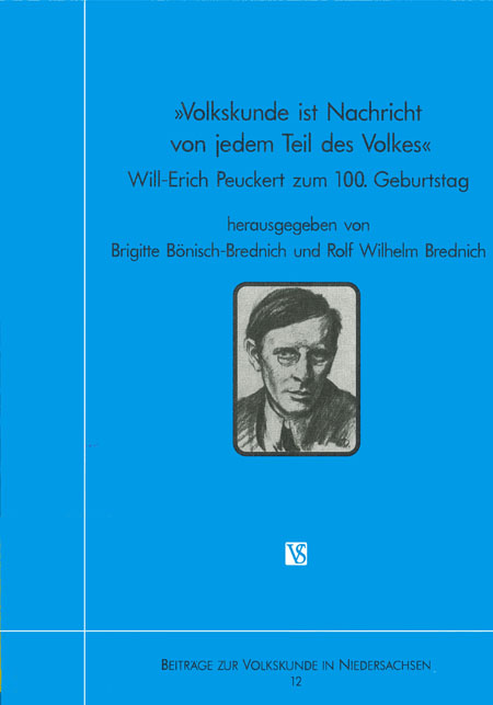 Beiträge zur Volkskunde in Niedersachsen Band 12