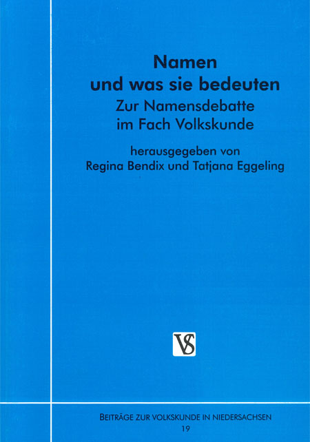 Beiträge zur Volkskunde in Niedersachsen Band 19