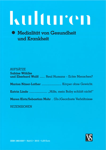 Kulturen 2/2015 - Medialität von Gesundheit und Krankheit