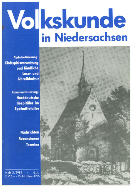 Volkskunde in Niedersachsen 2/1989