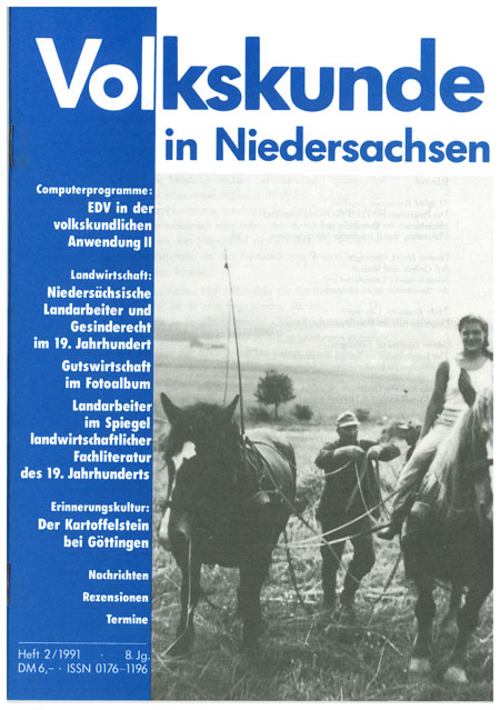 Volkskunde in Niedersachsen 2/1991