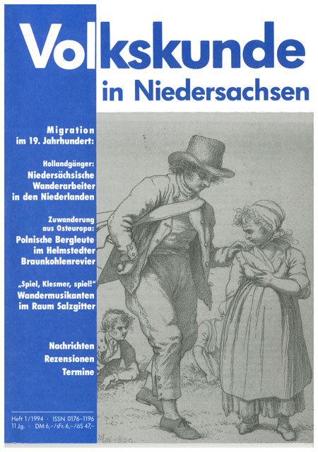 Volkskunde in Niedersachsen 1/1994
