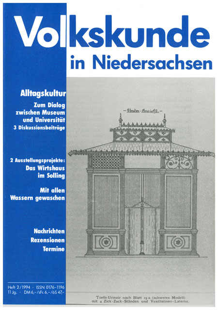 Volkskunde in Niedersachsen 2/1994