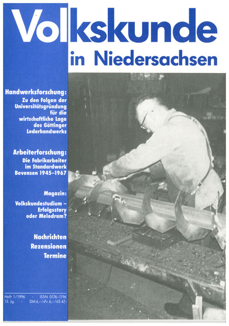 Volkskunde in Niedersachsen 1/1996
