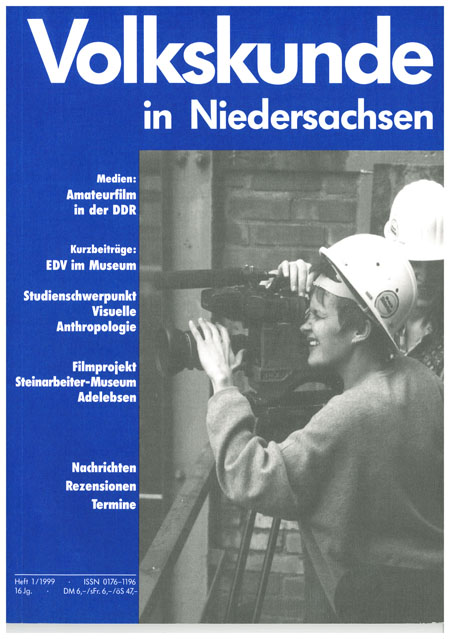 Volkskunde in Niedersachsen 1/1999