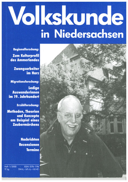 Volkskunde in Niedersachsen 1/2000