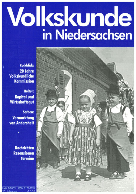 Volkskunde in Niedersachsen 2/2003